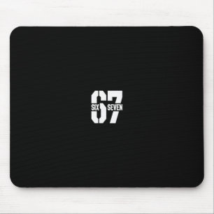 Mousepad Clic 67 Meme - Eu Amo Seis Sete 1