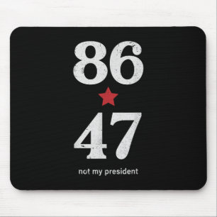 Mousepad Clic Estilo Vintage Anos 80 86 47 Anti Trump _1
