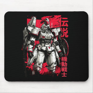 Mousepad Clic Robô Guerreiro Mecha Lendário Japonês