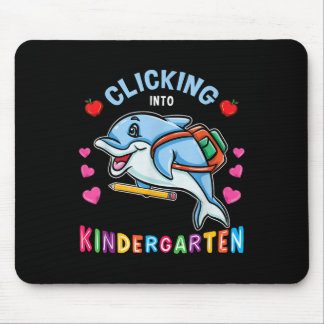 Mousepad Clicando no Golfinho do Jardim de Infância de Volt
