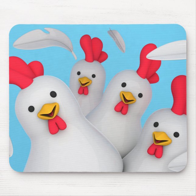 Mousepad Cliente galinha feliz (Frente)