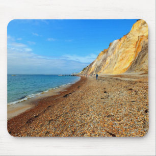 Mousepad Cliff e praia em Alum Bay