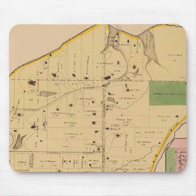 Mousepad Clifton, Ohio (Frente)