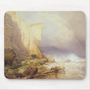 Mousepad Clima de tempestade, penhascos de cancelamento de
