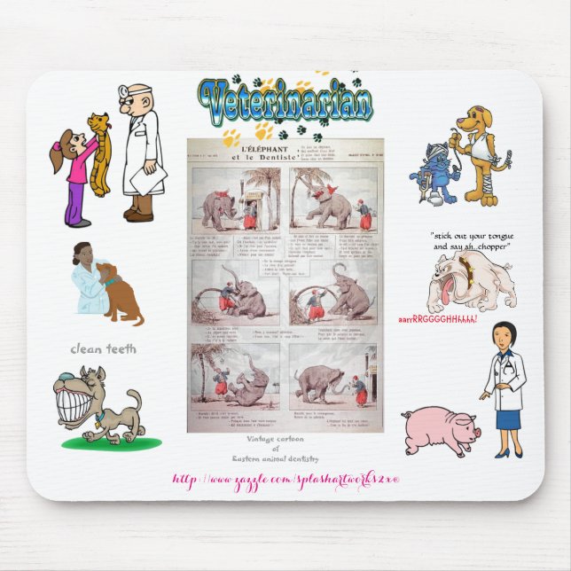 Mousepad "Clínica Animal" (Frente)
