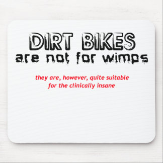 Mousepad Clìnica insano - motocross da bicicleta da sujeira