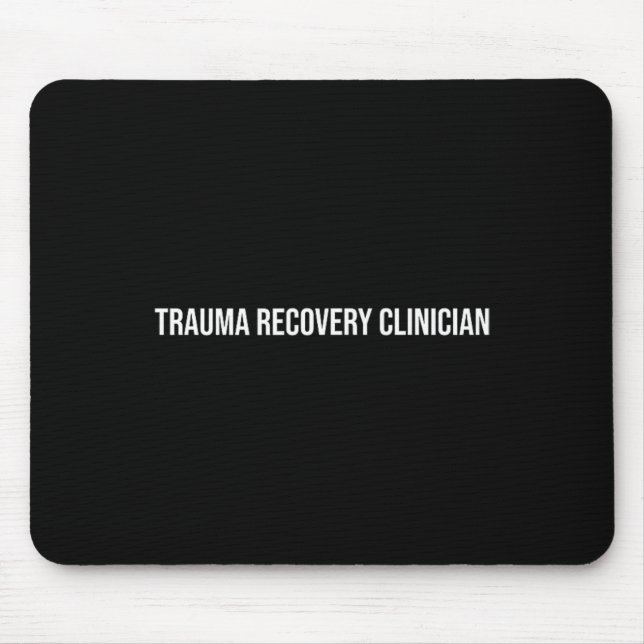 Mousepad Clinico de Recuperação de Trauma Saúde Mental  (Frente)