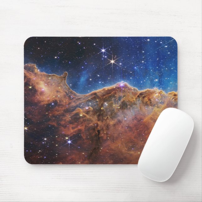 Mousepad Clipes Cósmicos Carina Nebula James Webb Telescópi (Com mouse)