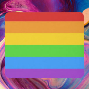 Mousepad Clique com Orgulho: Sinalizador Arco-Íris