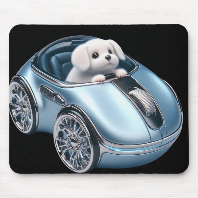 Mousepad Clique em & Vroom: Puppy Driver 2. Edição (Frente)