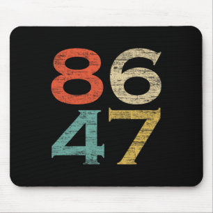 Mousepad Clique no Estilo retroativo da Vintage 8647 86 47 