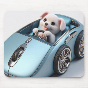 Mousepad Clique no & Vroom: Puppy Driver Edition