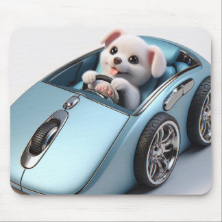 Mousepad Clique no & Vroom: Puppy Driver Edition