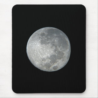 Mousepad Close-Up Lua Cheia no Céu Noturno. Fotografia