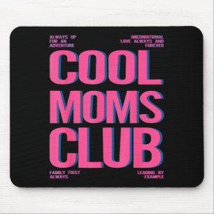 Mousepad Clube das mães legais retrô feliz dia das mães mam