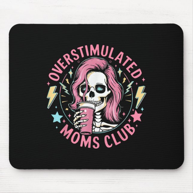 Mousepad Clube das Mães Superestimuladas Dia das Mães Cavei (Frente)
