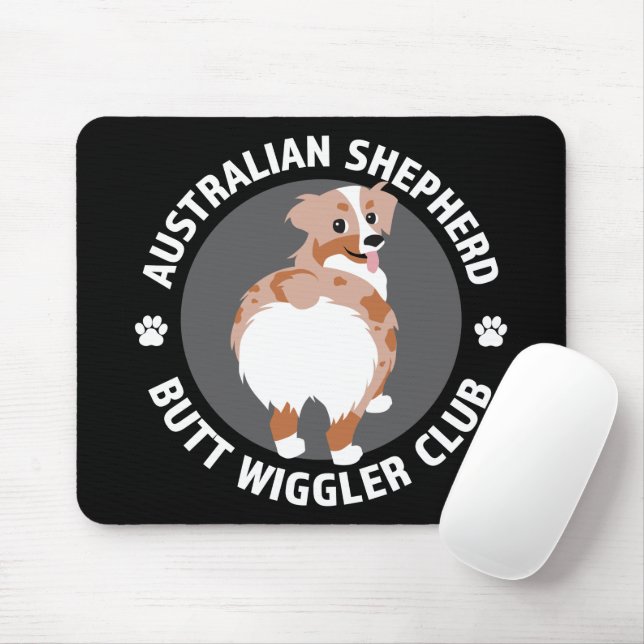 Mousepad Clube de Espelhos do Bumbum Australiano - Merle Ve (Com mouse)