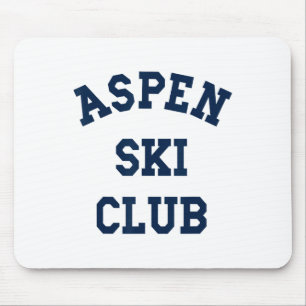 Mousepad Clube de Esqui Aspen Colorado Montanha Viagem Esqu