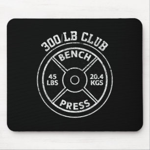 Mousepad Clube de Supino Reto de 136 Kg Levantamento de Pes