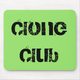 Mousepad Clube do clone do preto do órfão do programa