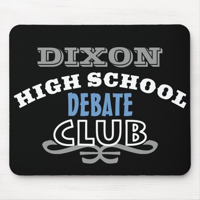 Mousepad Clube do segundo grau - debate (Frente)