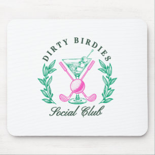 Mousepad Clube Social de Aves Sujas, Golfing & Bebendo