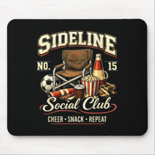 Mousepad Clube Social Lateral Clube de Torcida Lanche Repet