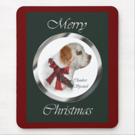 Mousepad Clumber Spaniel Christmas Gifts