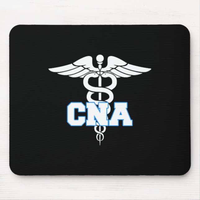 Mousepad Cna Caduceus Símbolo Médico Presentes (Frente)