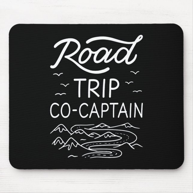 Mousepad Co-capitão de Viagem (Frente)