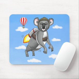 Mousepad Coala Foguete