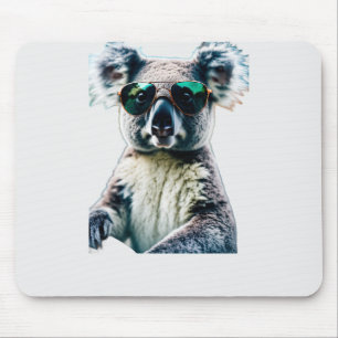 Mousepad Coala Legal em um Jipe Usando Óculos de Sol Estilo