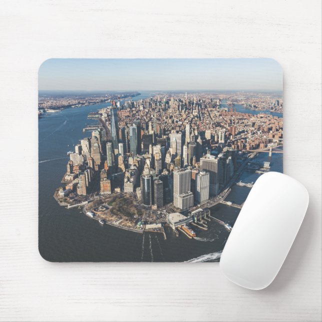 Mousepad Coastline | Manhattan, Nova Iorque (Com mouse)