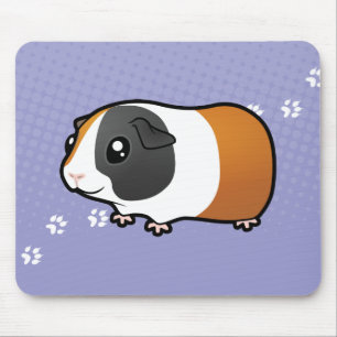 Mousepad Cobaia dos desenhos animados (cabelo liso)