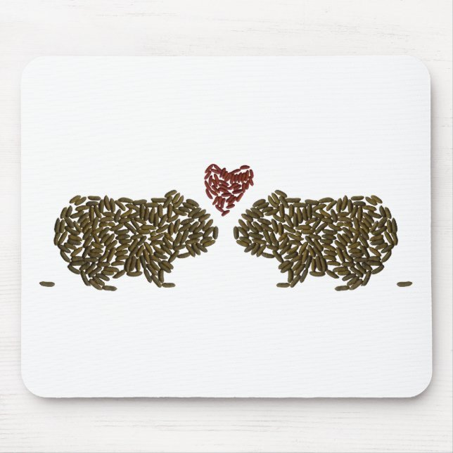Mousepad Cobaias no amor (Frente)