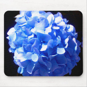 Mousepad Cobalt Blue Hydrangea
