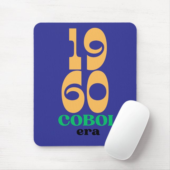 Mousepad Cobol 1960 Era The Birth of Legacy Code (Com mouse)