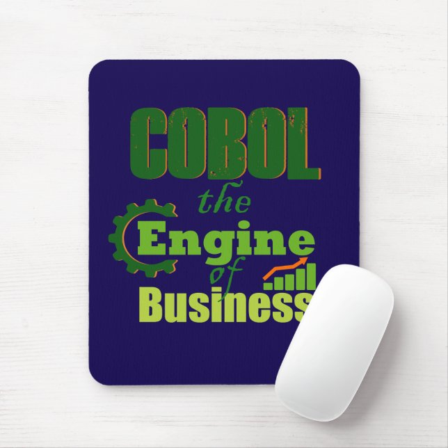 Mousepad Cobol O Motor do Negócio  (Com mouse)