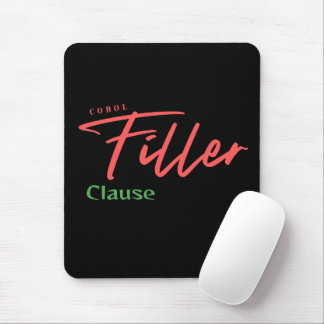 Mousepad Cobol Programming Filler Clause
