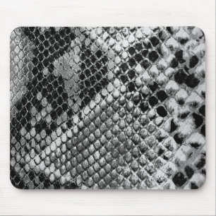 Mousepad Cobra branco preto