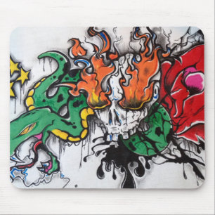 Mousepad Cobra e tapete do rato dos ossos