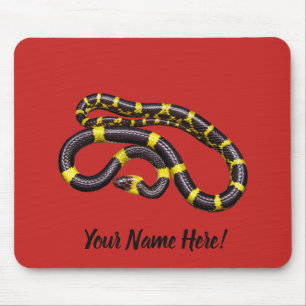 Mousepad Cobra preto e amarelo