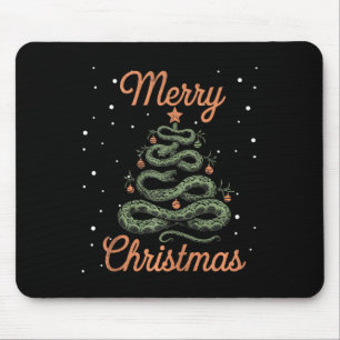 Mousepad Cobra Xmas Árvore Cobras Feliz de Árvore de Natal
