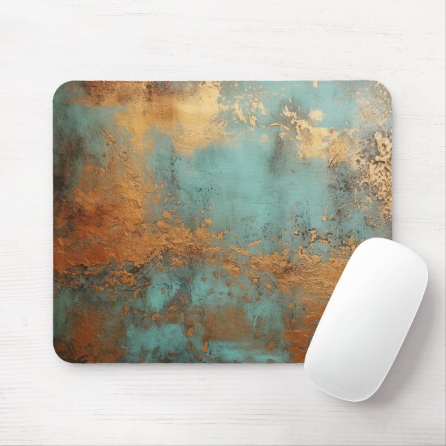 Mousepad Cobre Patina - Metálico Russo (Com mouse)