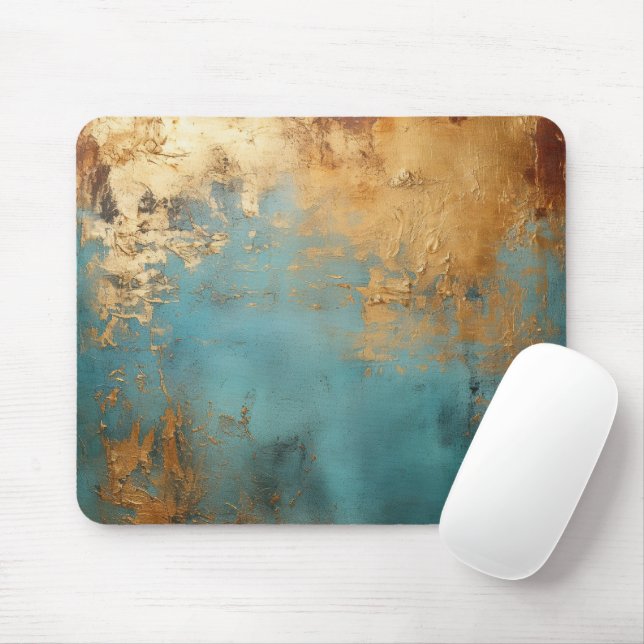 Mousepad Cobre Patina - Metálico Russo (Com mouse)