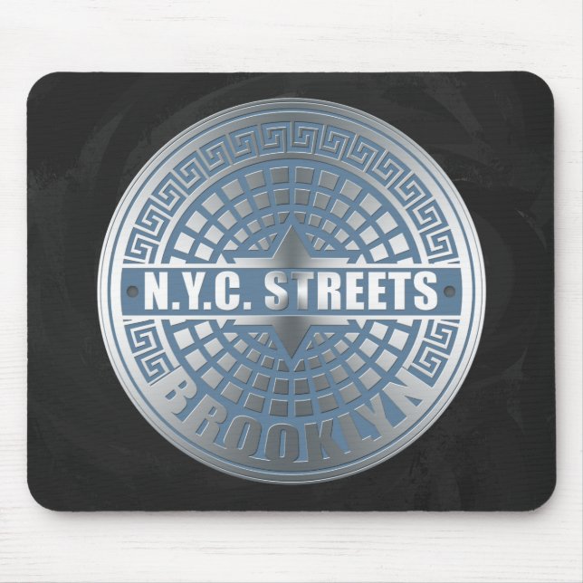 Mousepad Cobrir Brooklyn Blue (Frente)
