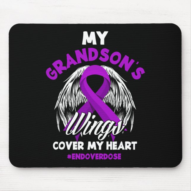 Mousepad Cobrir das Asas do Meu Avô Excesso de Extremidade  (Frente)