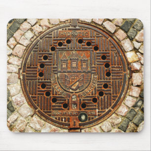 Mousepad Cobrir de câmara de visita 4 (Praga)