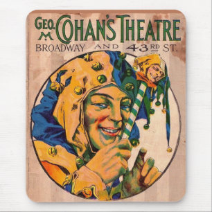Mousepad cobrir do playbill do Teatro do 1920 Cohan