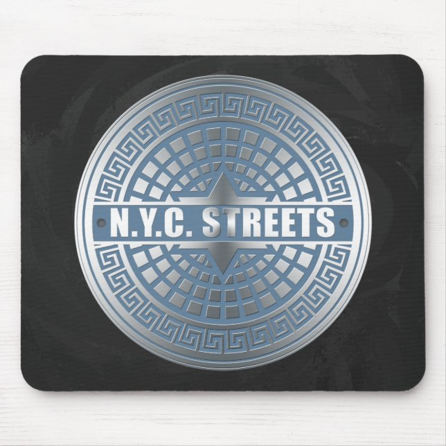 Mousepad Cobrir Manhole NYC (Frente)
